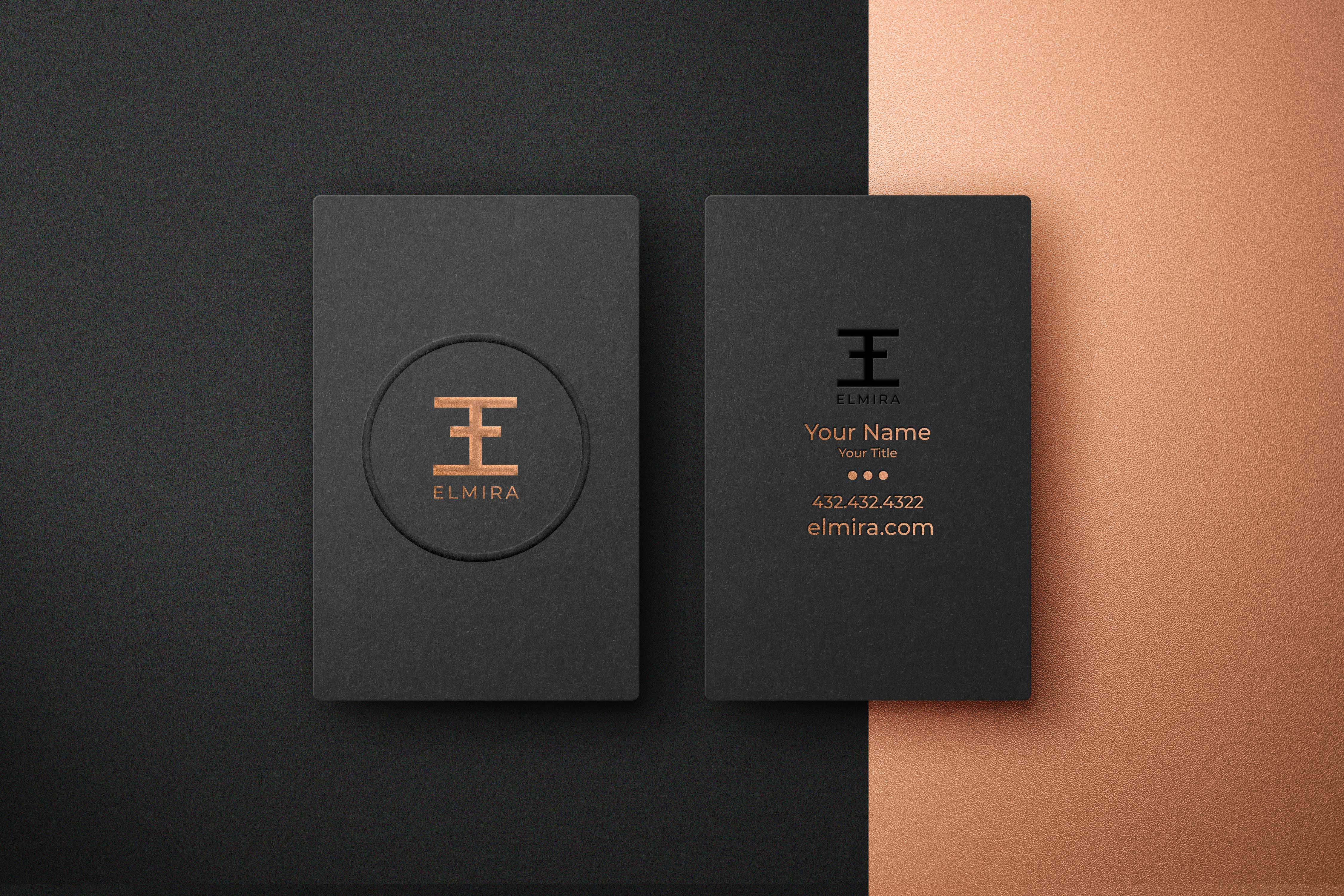 Foiled Business Card Design