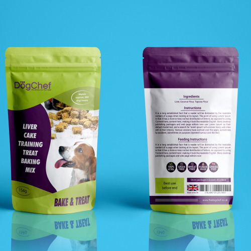Animale Food Packaging Pouch or Soil Design