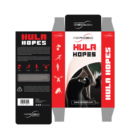 Box packaging design for physical practice products
