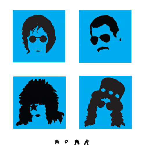 Pictograms - Famous R 'n' R haircuts of 20th century
