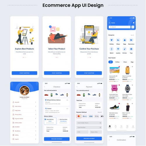 Ecommerce App UI Design