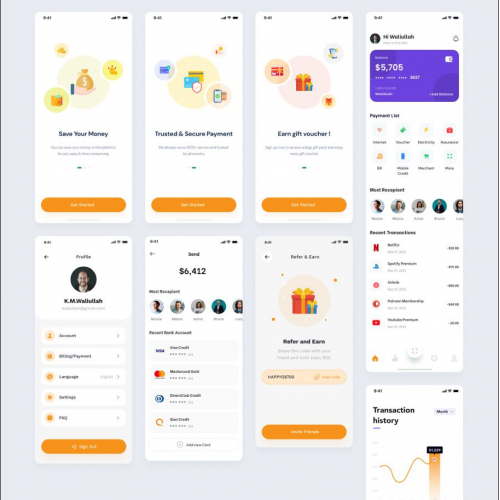 Banking App UI Design