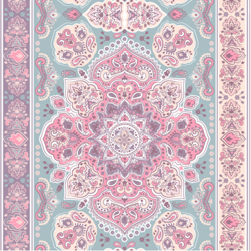 Ethnic paisley pattern