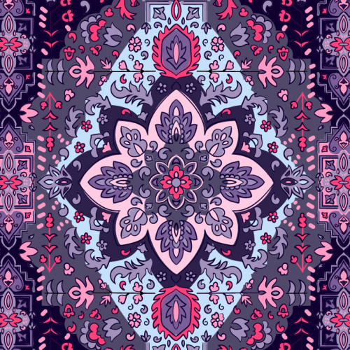 Indian style bohemian pattern
