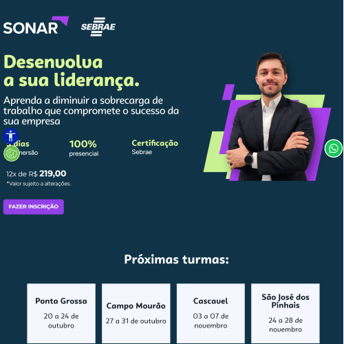 Landing Page SONAR