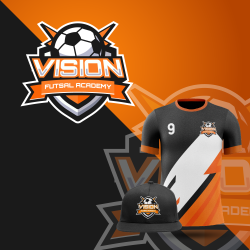 Football sport logo design thumb