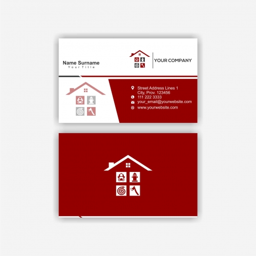 business card logo