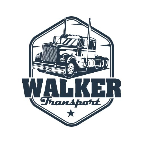 design an old school logo for a couple who loves their truck