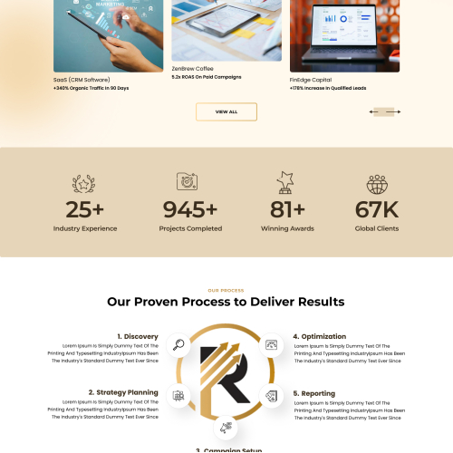 We need a Professional Website Design for a Digital Marketing Agency