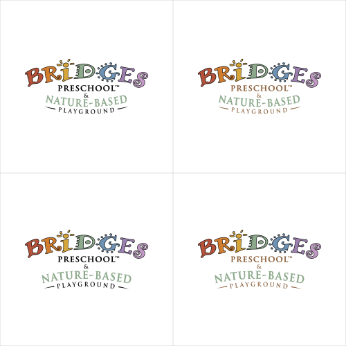 Design a fun earthy logo for "nature-based playgrounds"