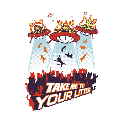 Recolor a Completed UFO Cat Shirt