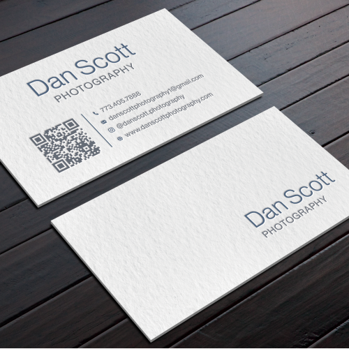 Refresh Business Card with Modern, Clean, Minimalistic Design.