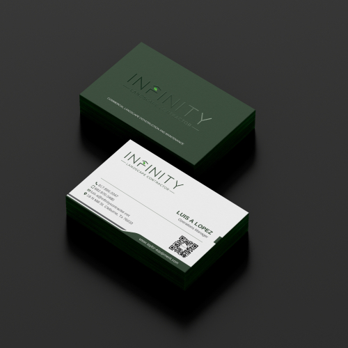 Need Business Card Design for Commercial Landscape Construction Company
