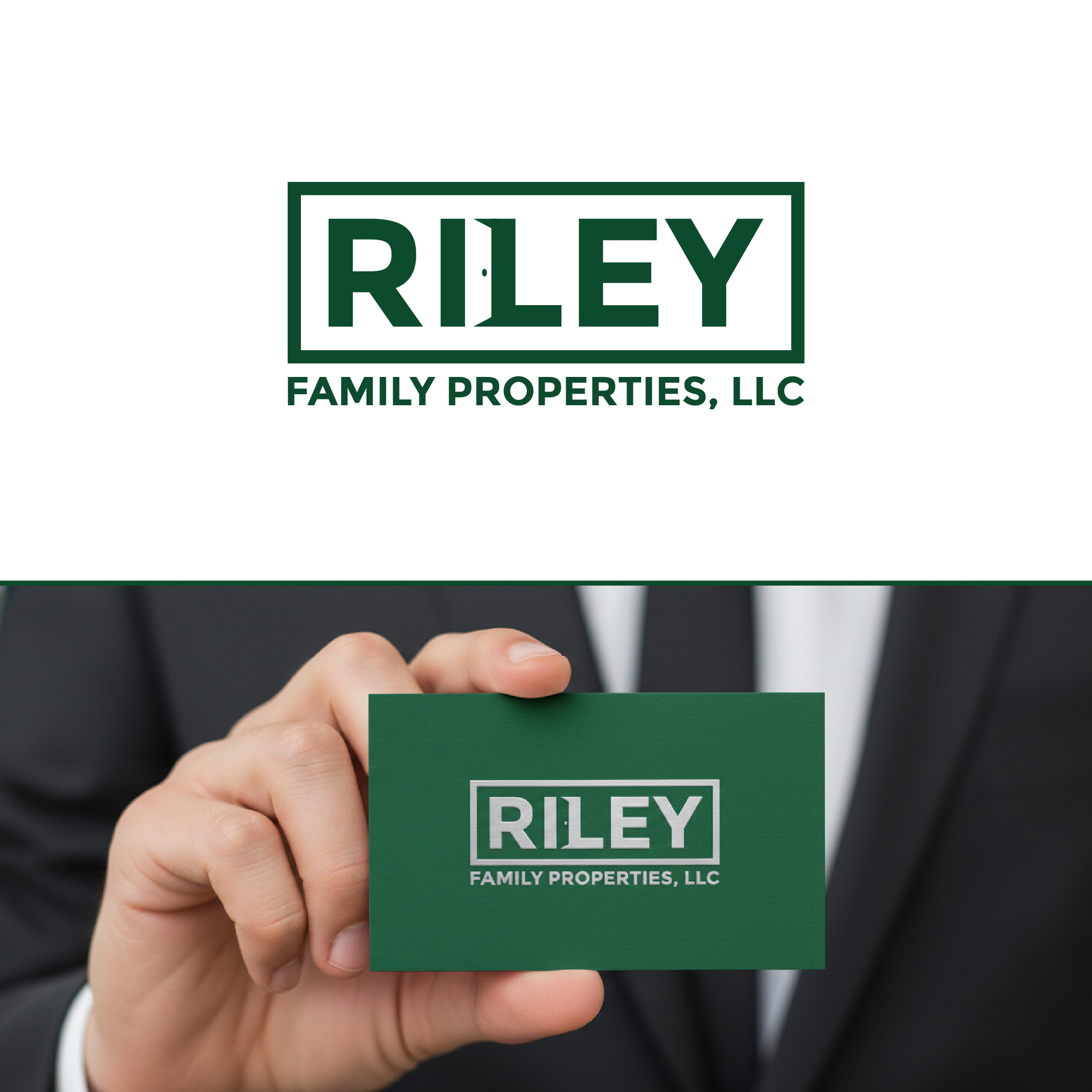 Design a traditional logo for a family real estate holding company for residential properties
