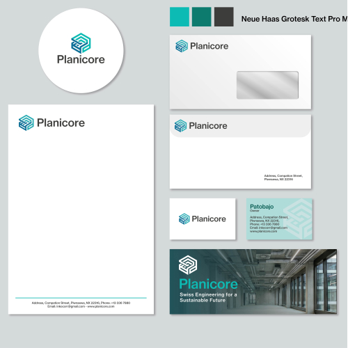 Logo design for swiss engineering company