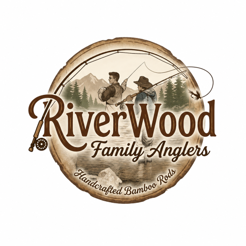 Logo for bamboo fly rods highlighting family and craftmanship