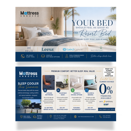 Mattress store Postcard