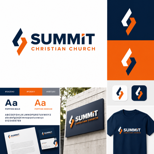 Design a modern and unique logo for a church that's restarting.