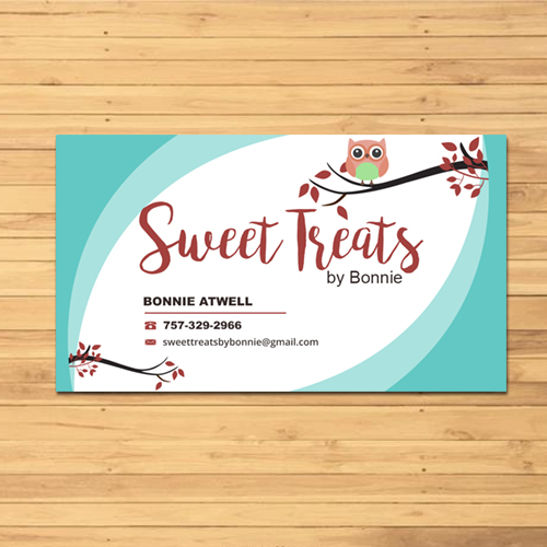 create a business card for my home based bakery